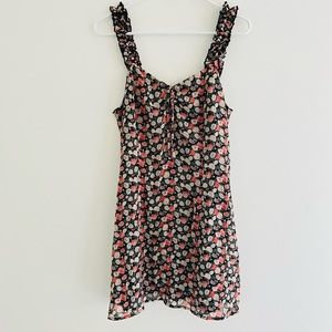 Nasty Gal Rose Printed Mini Dress 10